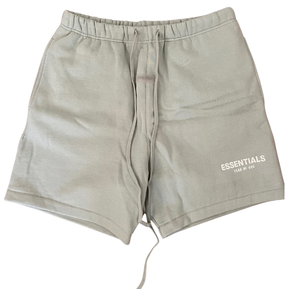 Fear of God Essentials Seafoam Green Shorts